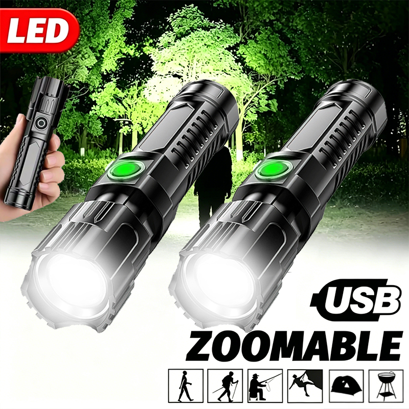 Fishing Light - Super Bright LED Flashlight USB Rechargeable