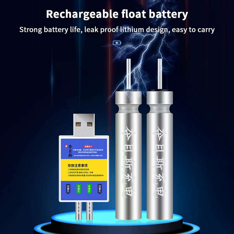 Float Rechargeable Battery CR4 - Fish Finder Charger recensione e prezzo