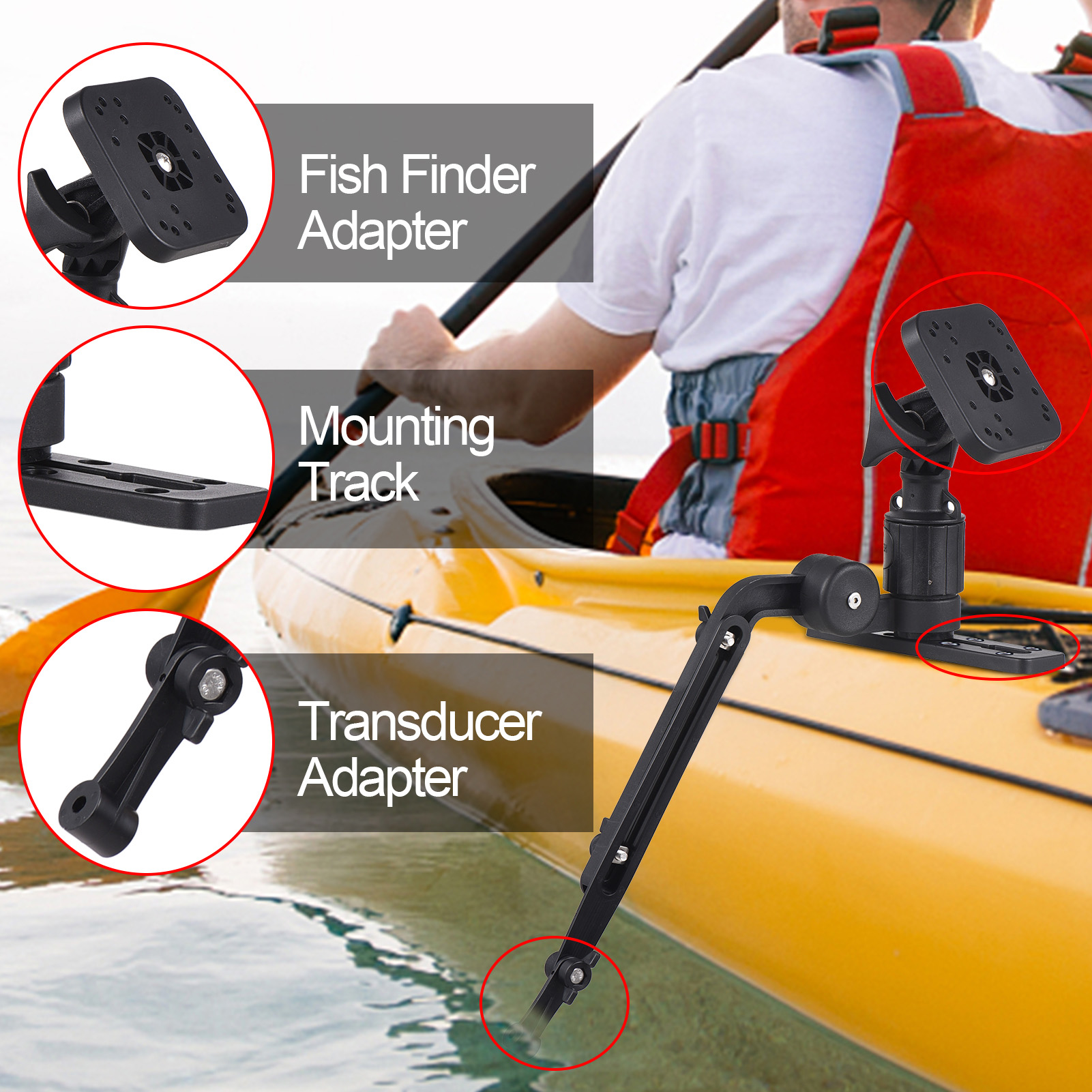 Kayak Fish Finder Mounting Pla - Fish Finder Mount recensione e prezzo