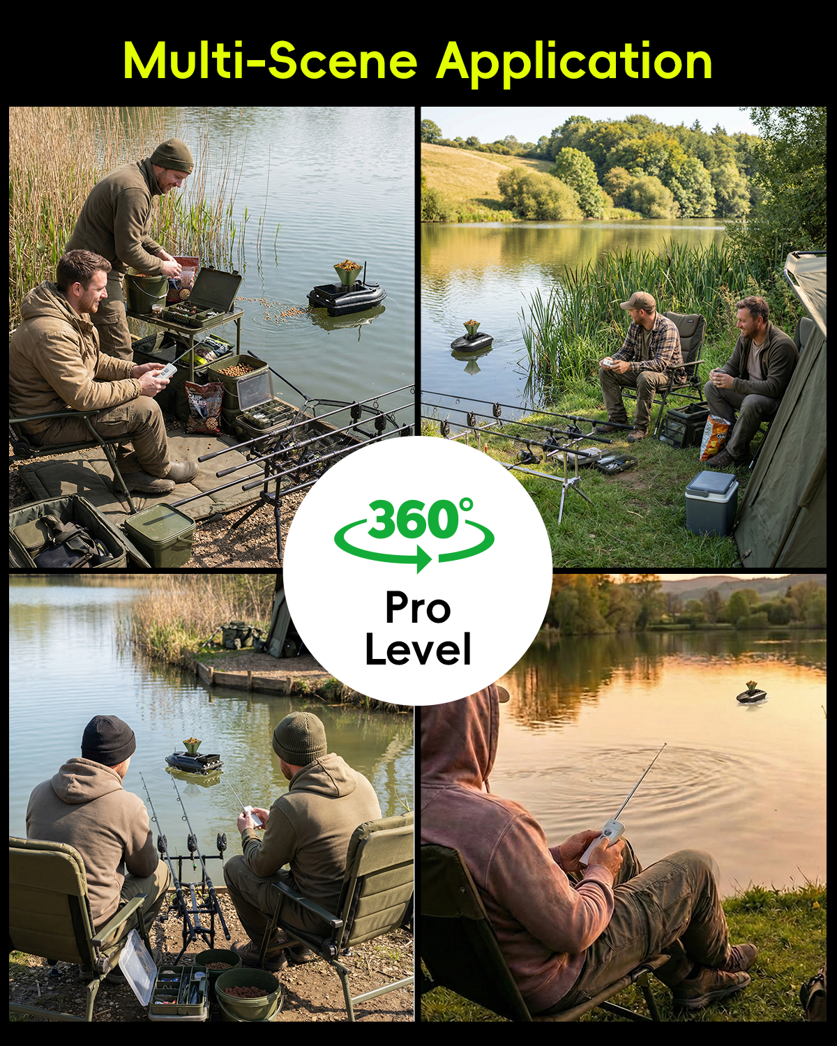 360° Rotating Bait Dispenser & - Fish Finder Cable recensione e prezzo