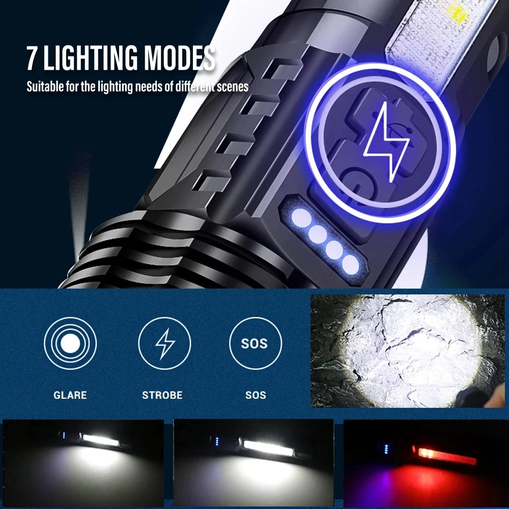 Powerful LED Flashlight Rechar - Fishing Light recensione e prezzo