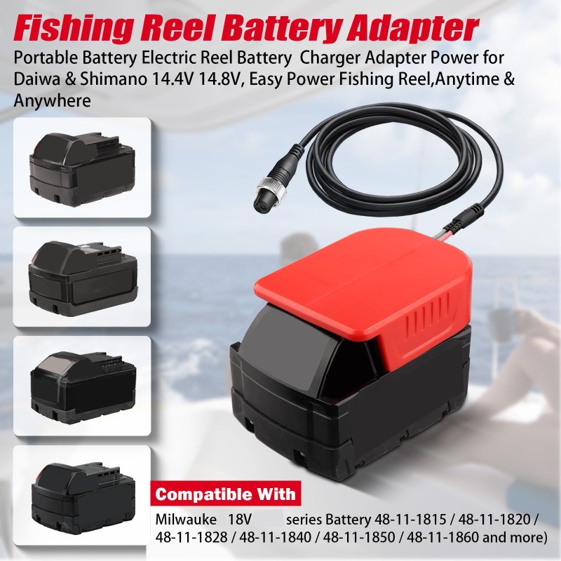 Portable Fishing Reel Adapter  - Fish Finder Battery recensione e prezzo
