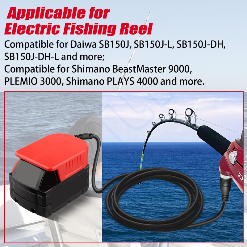 Portable Fishing Reel Adapter  - Fish Finder Battery recensione e prezzo