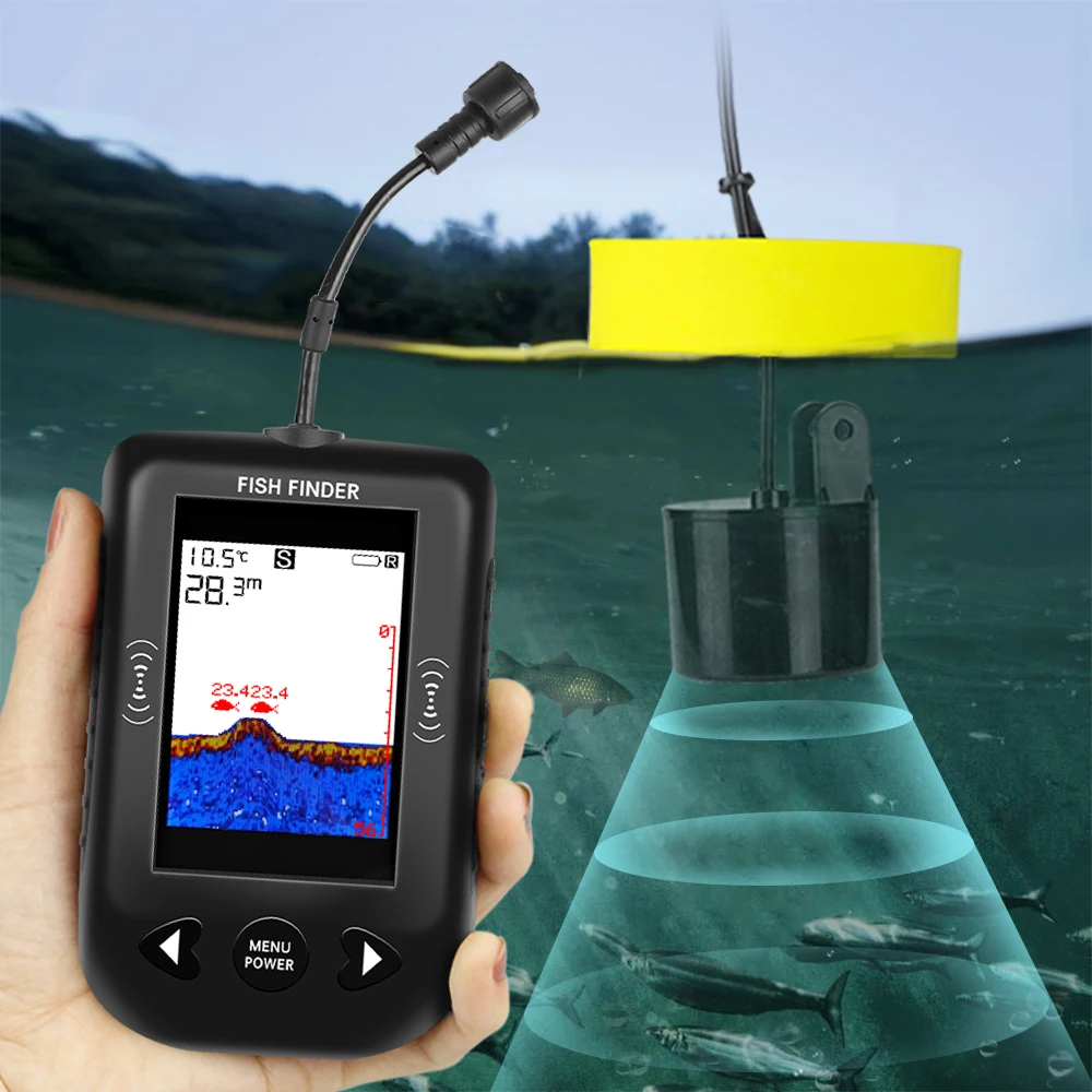 Alarm 100M Portable Sonar Fish - Fishing Depth Finder recensione e prezzo