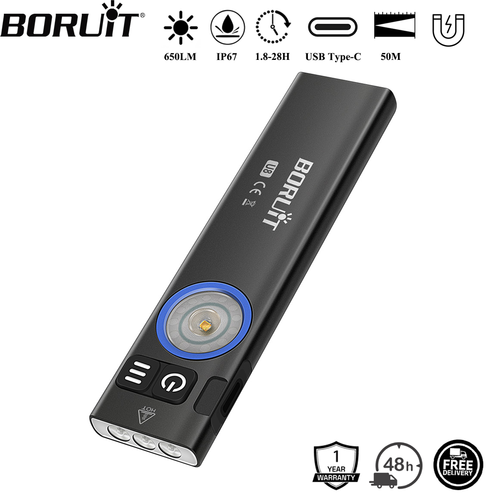 BORUiT U8 650LM EDC LED Flashl - Fishing Light recensione e prezzo