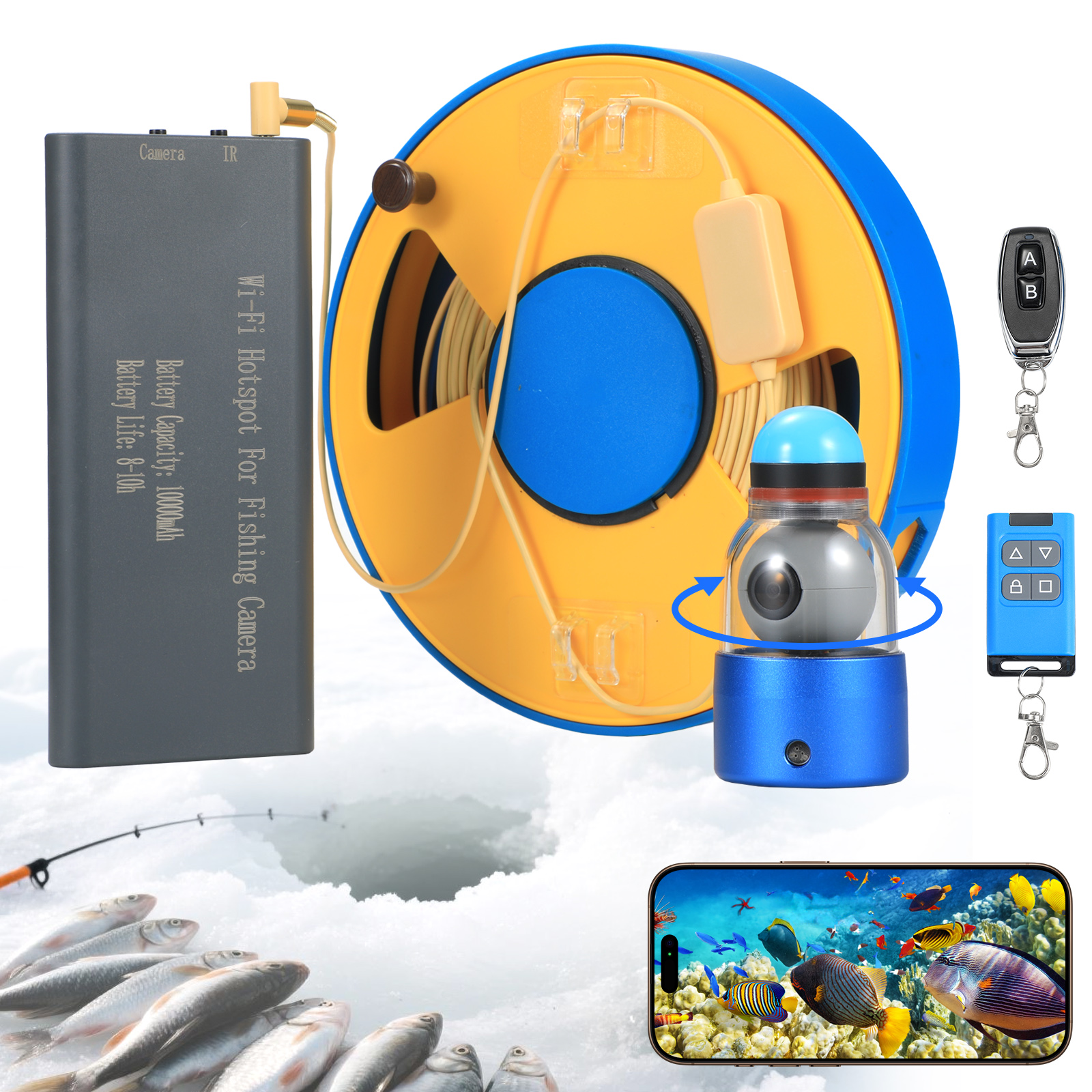 WIFI 360° Underwater Fishing C - Fish Finder Portable recensione e prezzo