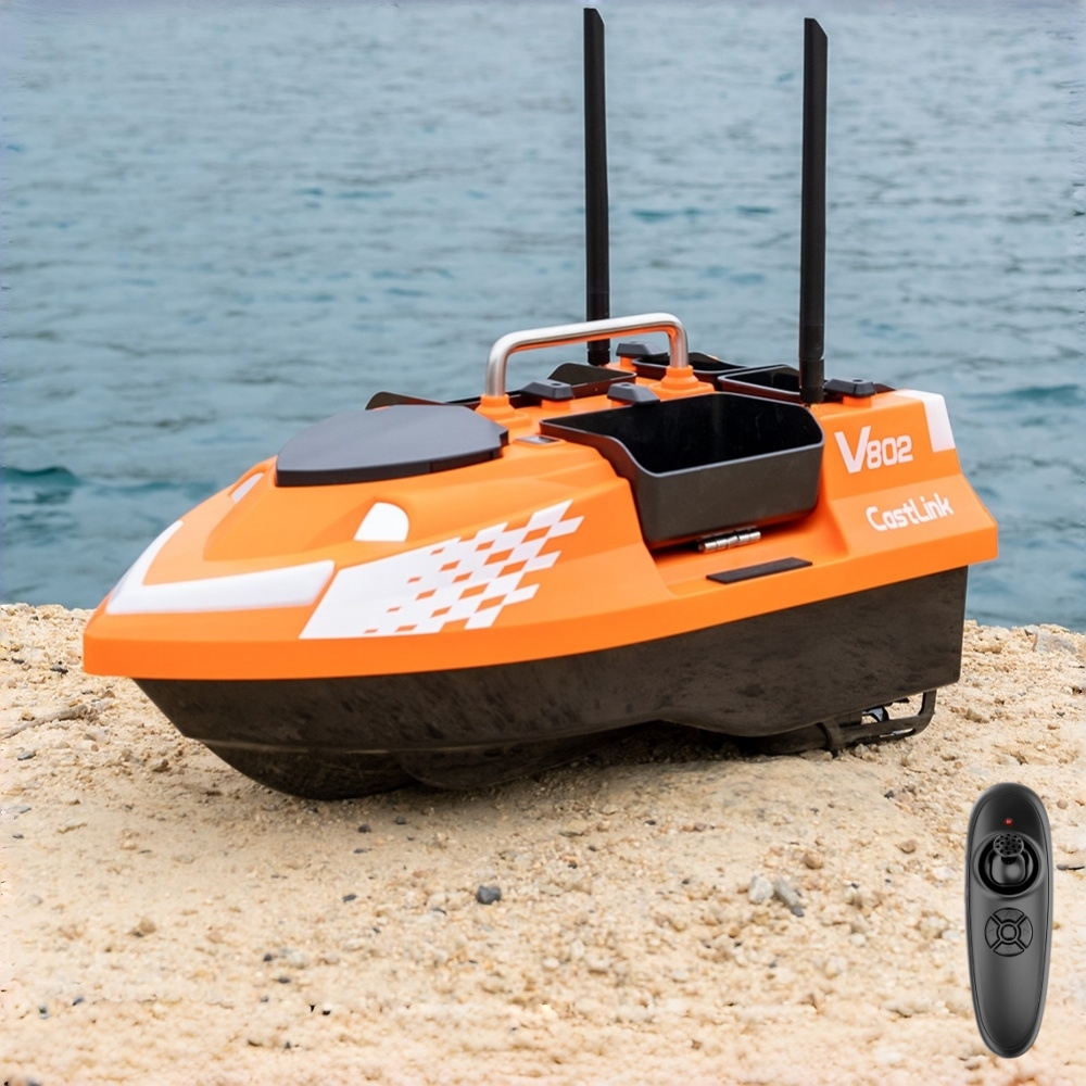 Dual Antenna RC Bait Boat 4 Ba - Fish Finder Cable recensione e prezzo