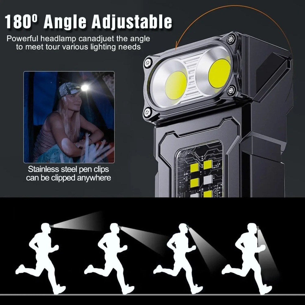 180° Rotatable LED Flashlight  - Fishing Light recensione e prezzo
