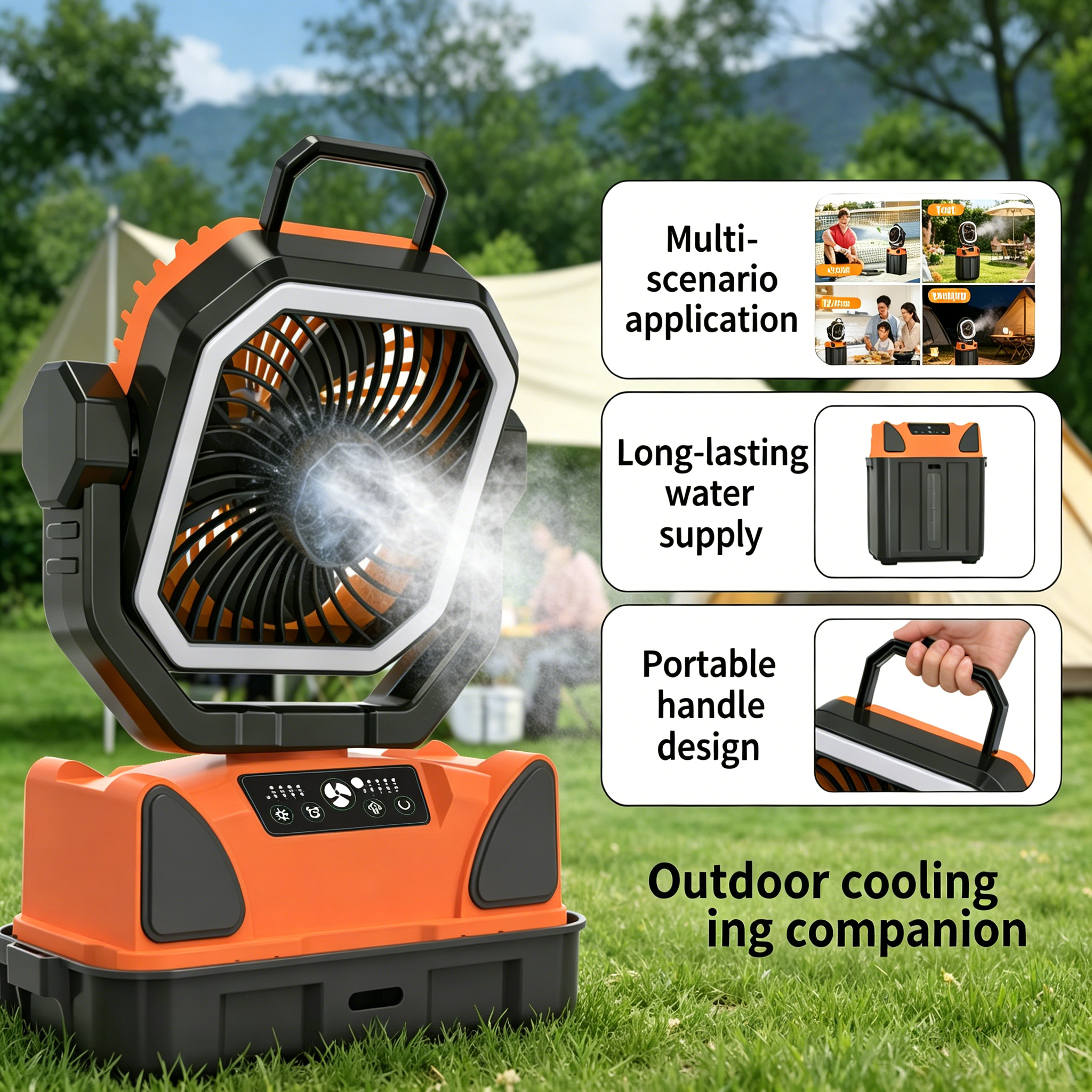 30000mAh Spray Camping Fan wit - Fish Finder Battery recensione e prezzo