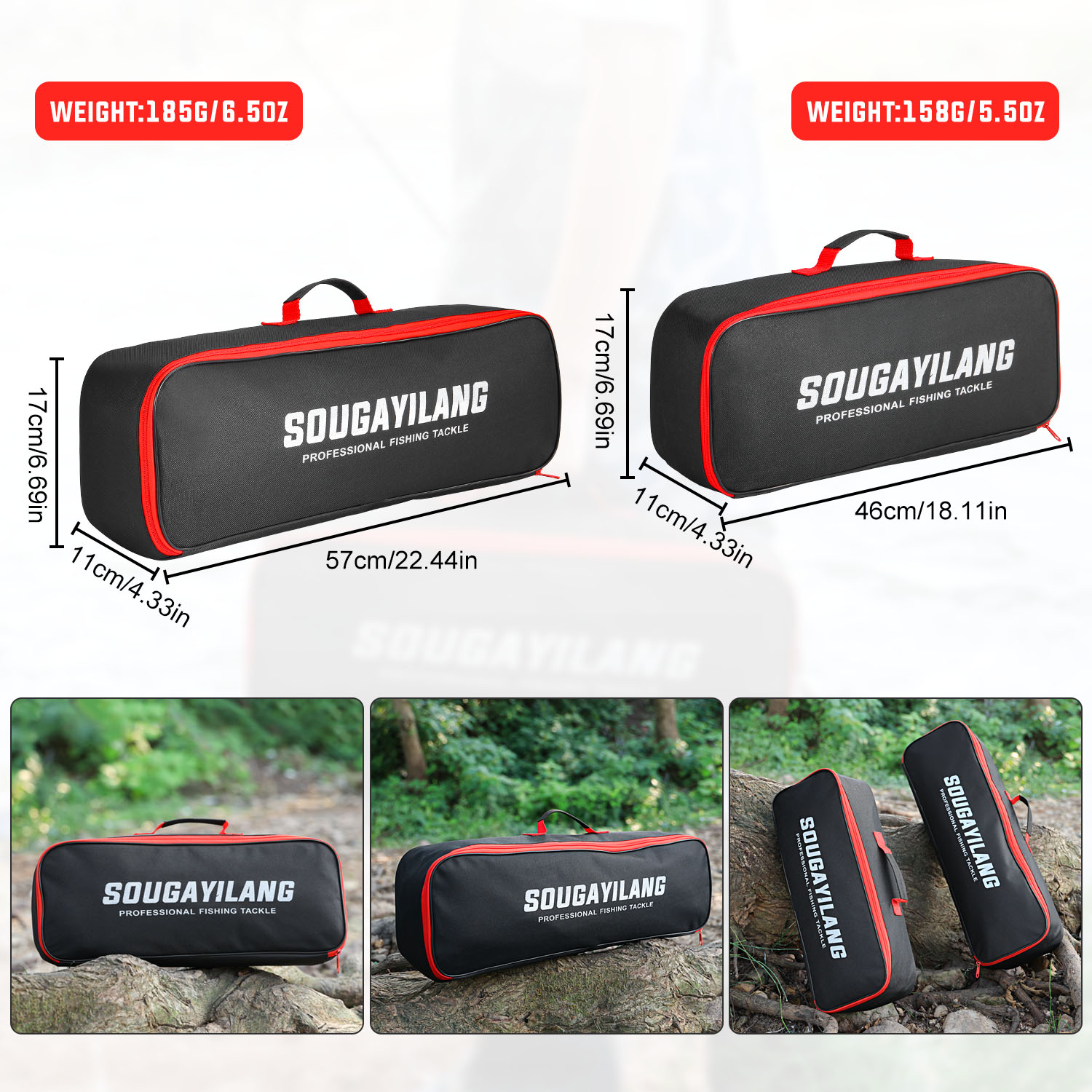 Sougayilang Fishing Rod Bag 46 - Fish Finder Case recensione e prezzo