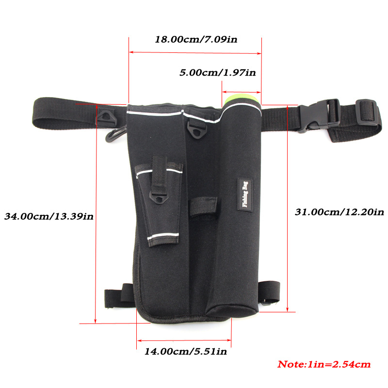 1PC Fishing Leg Bag Oxford clo - Fish Finder Case recensione e prezzo
