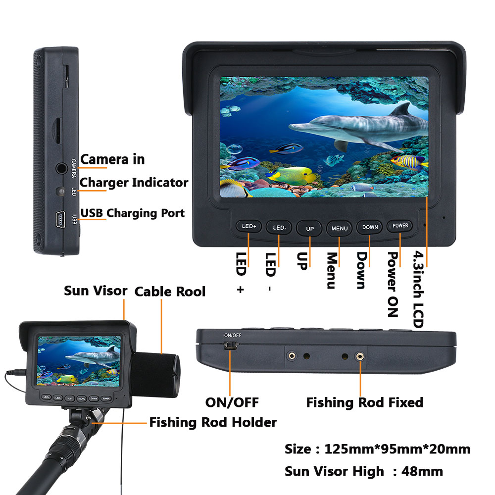 15M 1200TVL Underwater Fishing - Fish Finder Cable recensione e prezzo