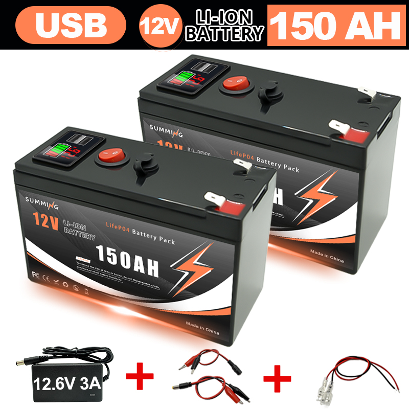 12V 150Ah Lithium  LiFeP04 Bat - Fish Finder Charger recensione e prezzo