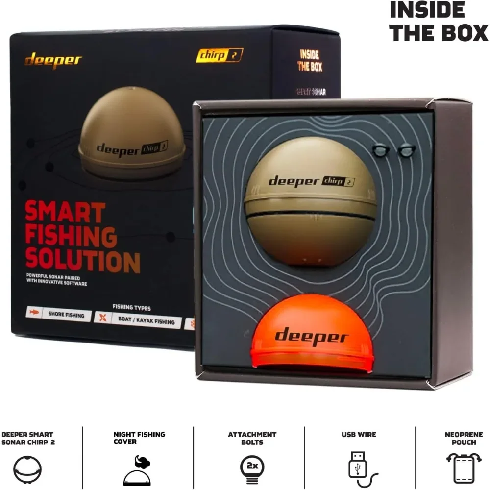 A  Chirp 2 Sonar Fish Finder - - Fishing Depth Finder recensione e prezzo