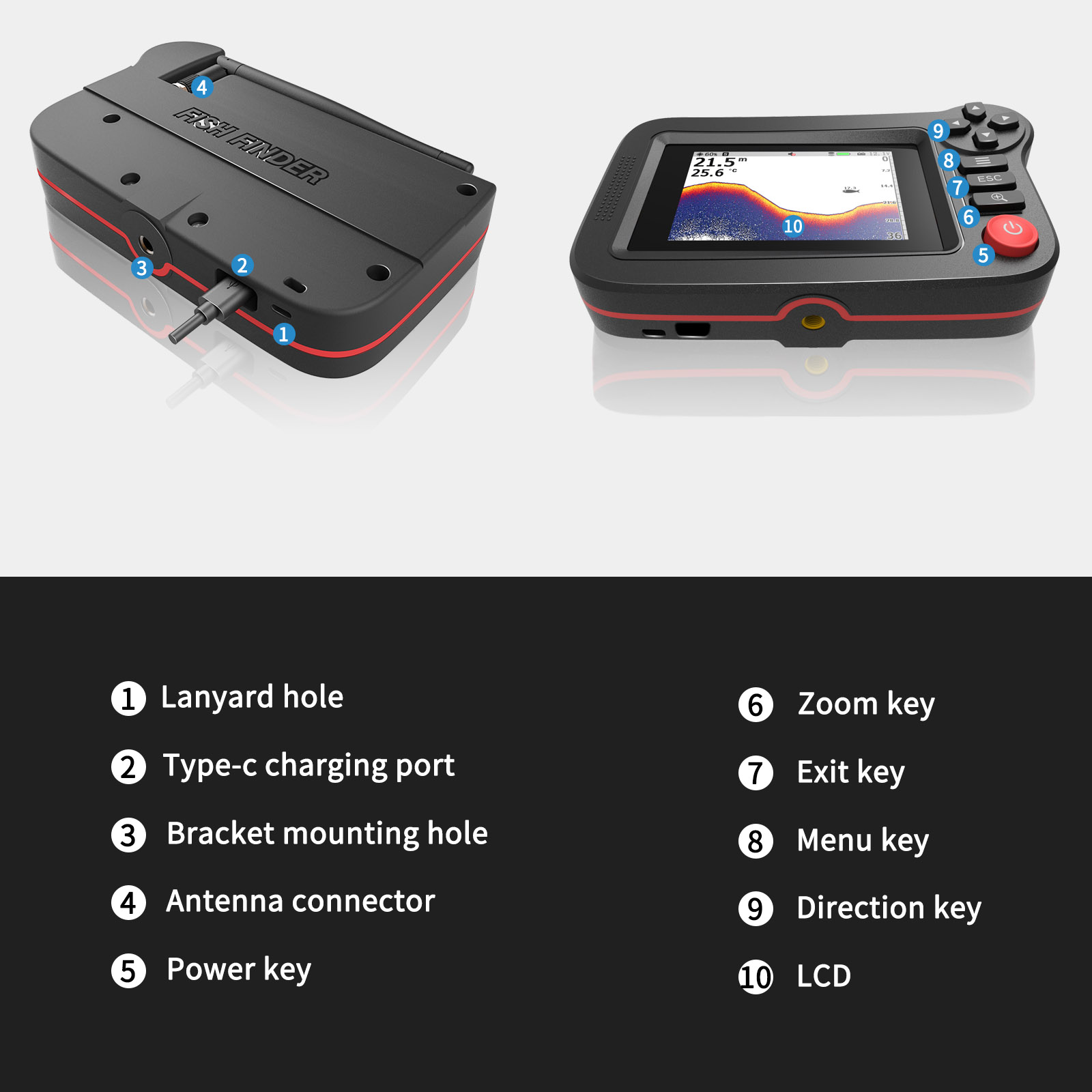 FindFish 200M Portable Fish Fi - Fish Finder Gps recensione e prezzo