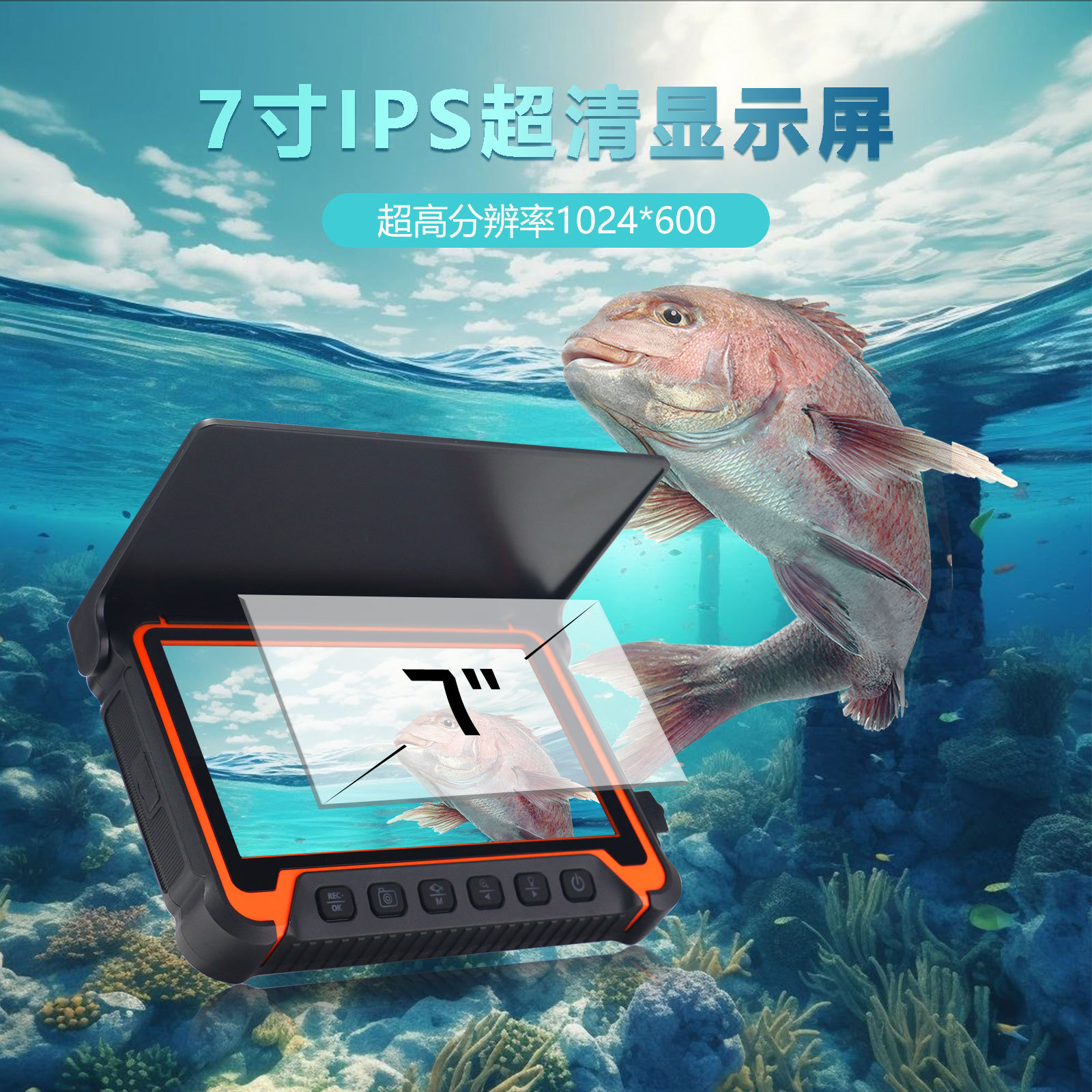 5Inch IPS Screen Underwater 15 - Fishing Camera recensione e prezzo