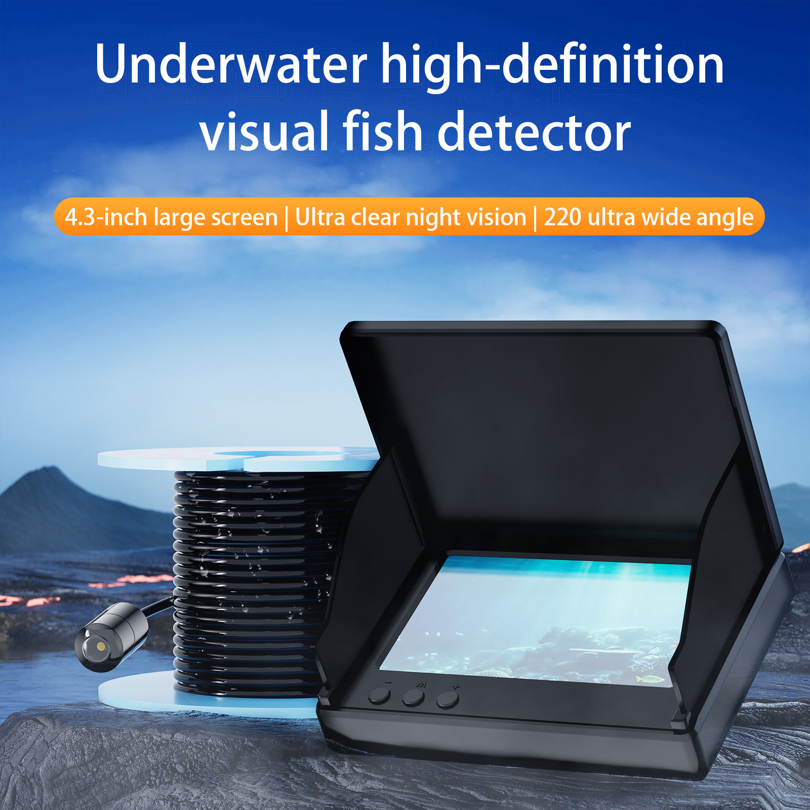 4.3 Inch Underwater 15/30M Fis - Fishing Camera recensione e prezzo