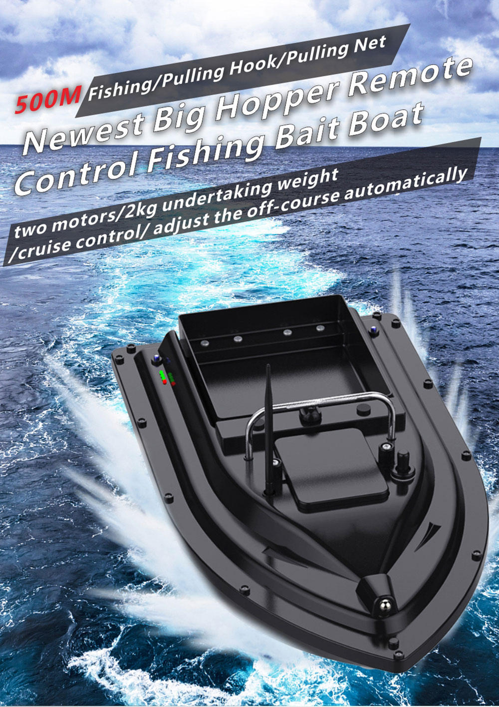 Bait Boat With GPS Positioning - Fishing Gps recensione e prezzo