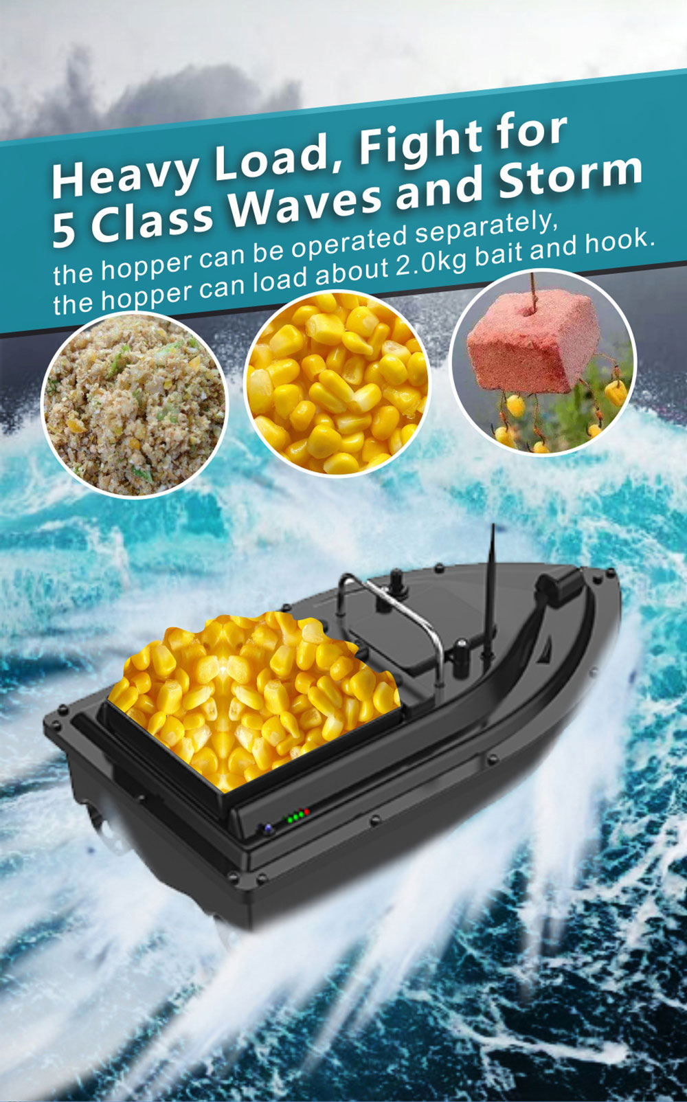 Bait Boat With GPS Positioning - Fishing Gps recensione e prezzo