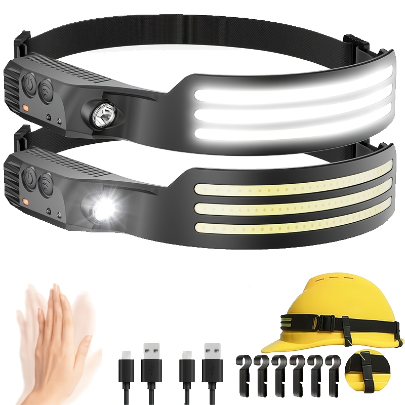 LED Sensor Headlamp USB Rechar - Fish Finder Battery recensione e prezzo
