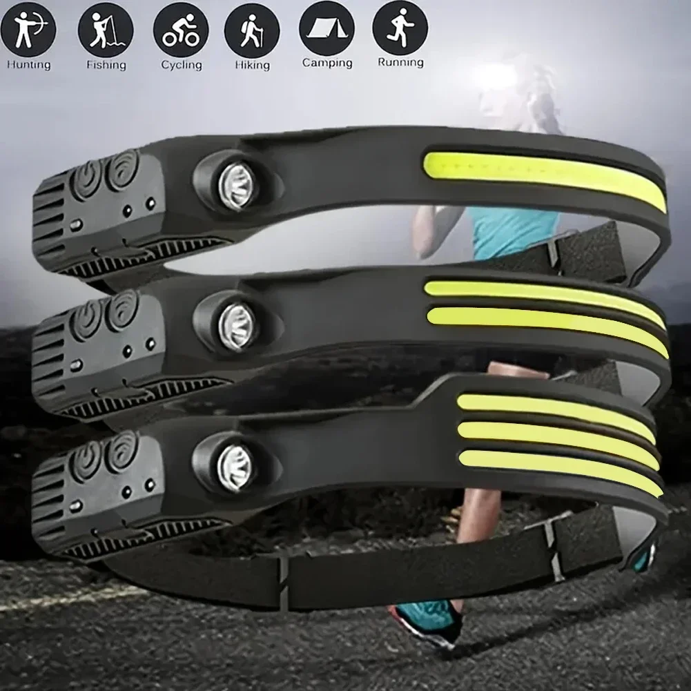LED Sensor Headlamp USB Rechar - Fish Finder Battery recensione e prezzo