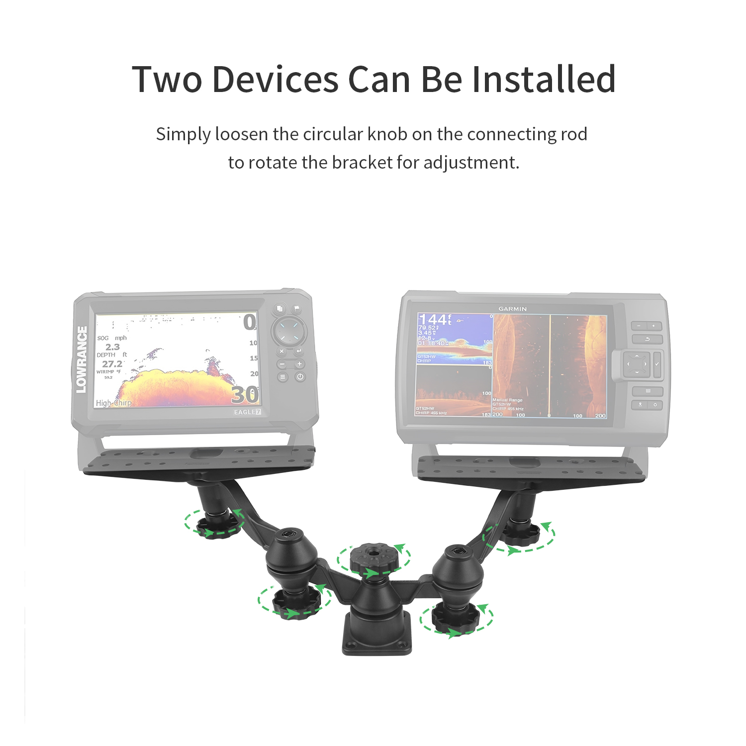 Horizontal boom dual-arm fishf - Fish Finder recensione e prezzo