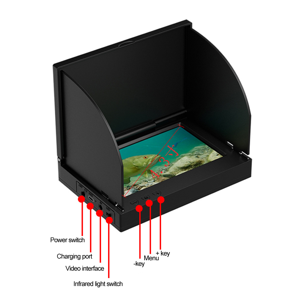 4.3 Inch HD Screen Fish Finder - Fishing Depth Finder recensione e prezzo