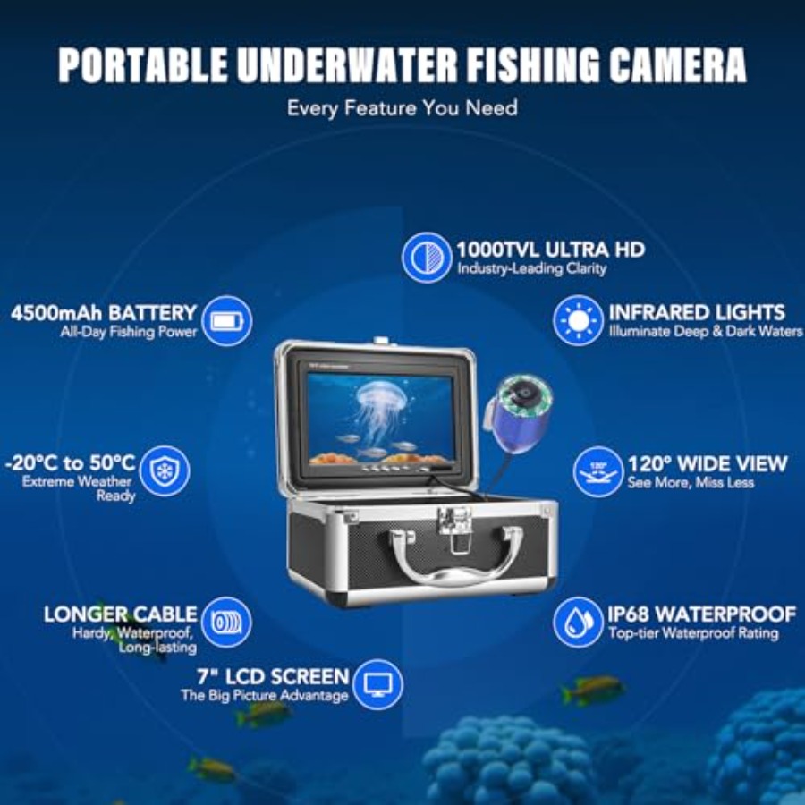 Portable fish finder for lake, - Fishing Camera recensione e prezzo