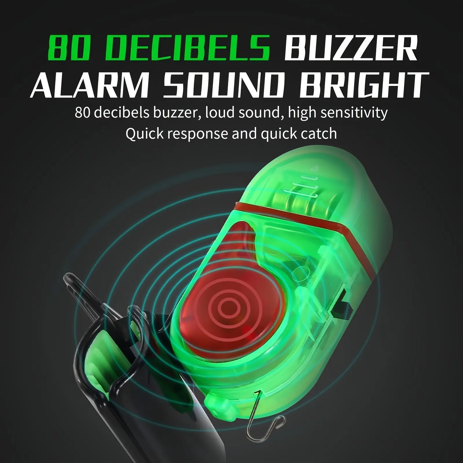 2PCS LED Fishing Bite Alarm, 2 - Bite Indicator recensione e prezzo