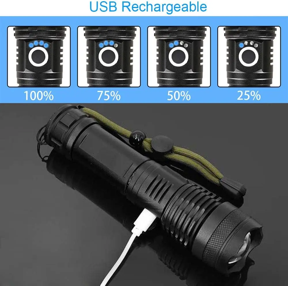 High Power LED Flashlight Rech - Fishing Light recensione e prezzo