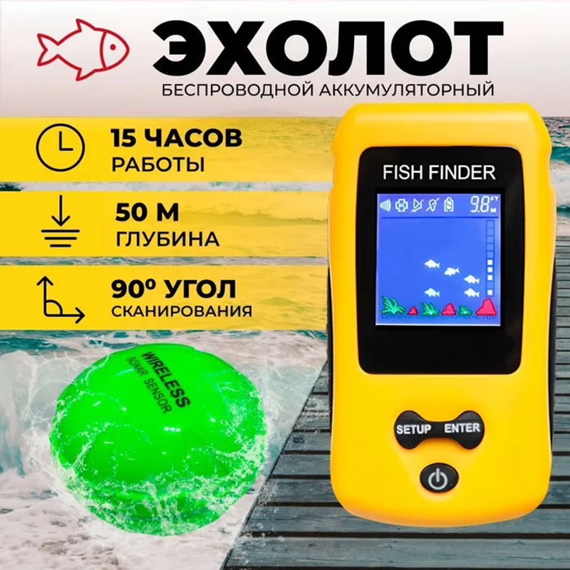 Brand New Colorful Wireless Fi - Fishing Depth Finder recensione e prezzo