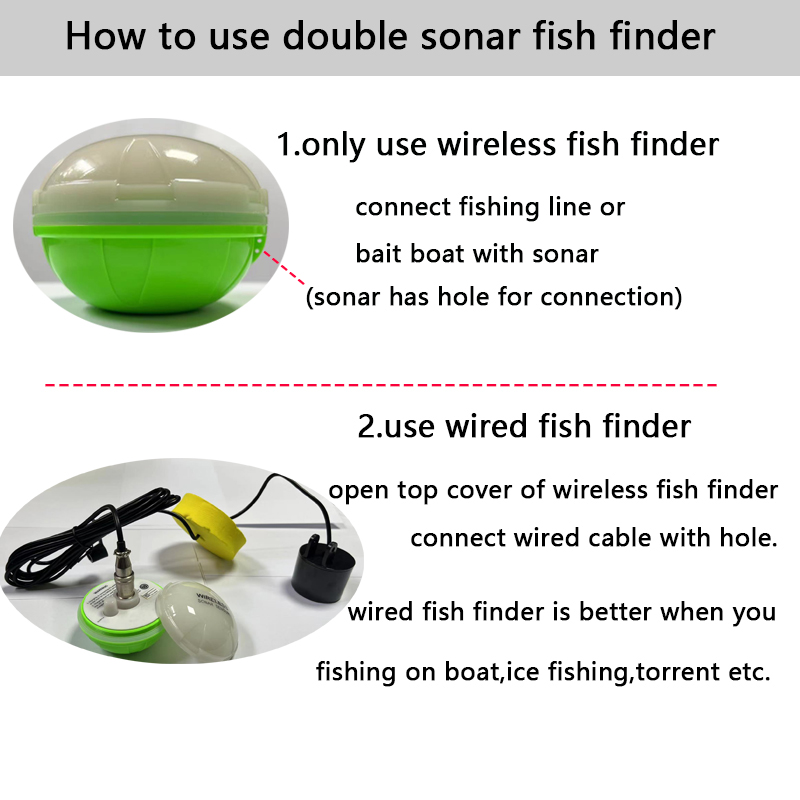 Portable Bluetooth Wireless So - Fishing Depth Finder recensione e prezzo